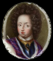 Miniaturporträt von Karl XI., König von Schweden 1660-1697